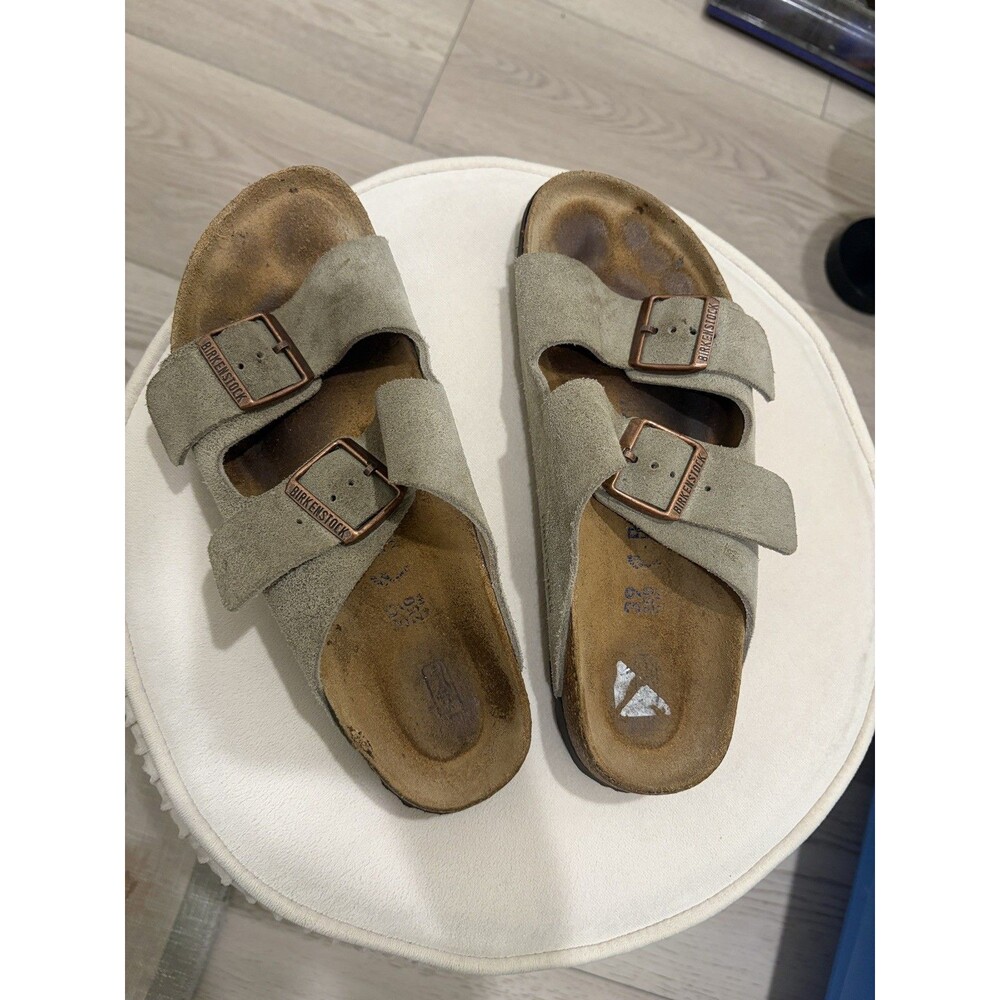 Birkenstock Arizona Suede Leather Soft Footbed Unisex Sandals Shoes--All Colors
